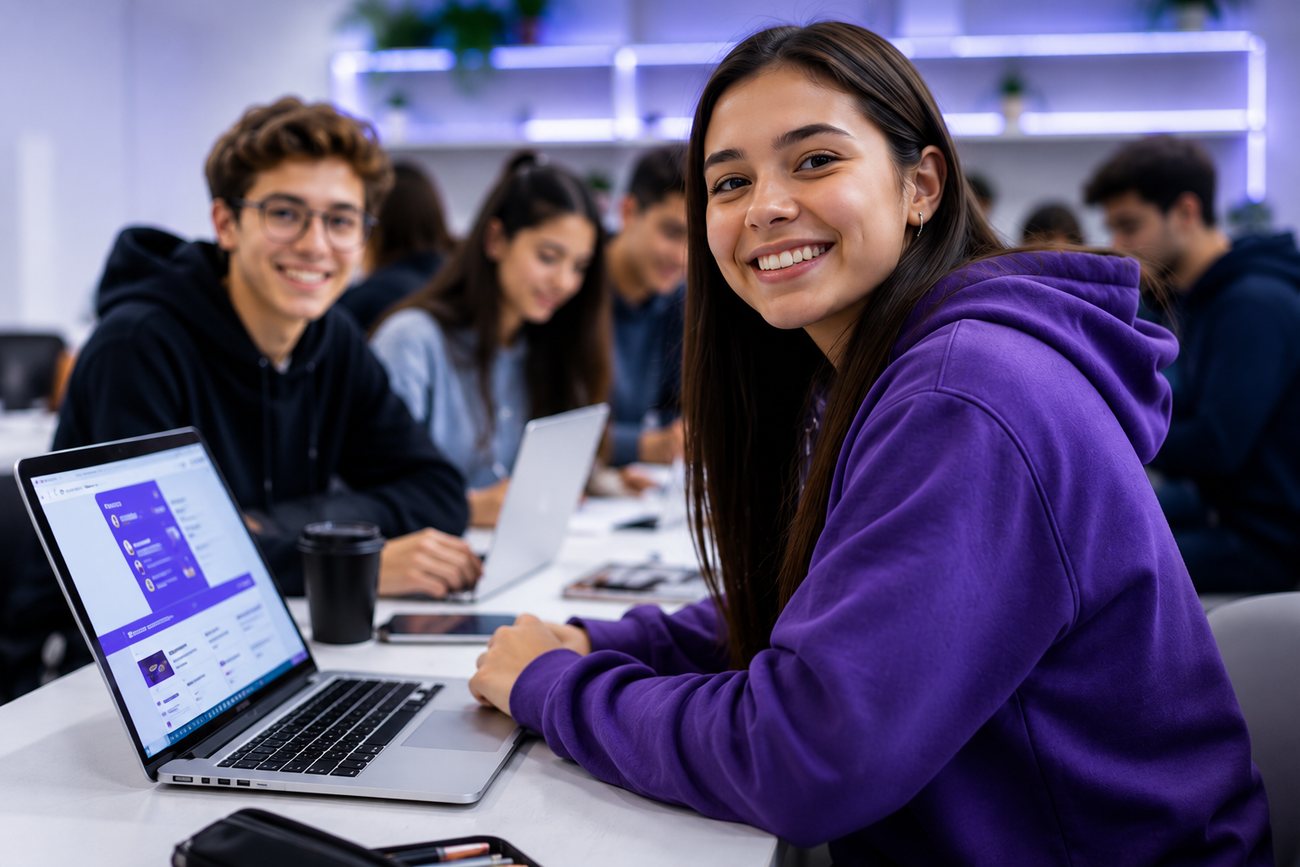 Estudiantes del Entrenamiento Oro en una clase en vivo